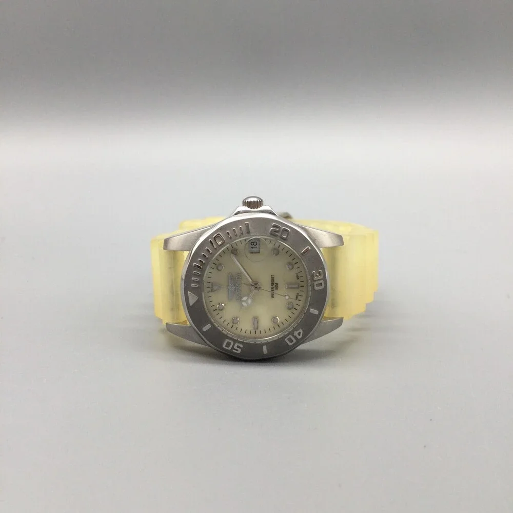 Invicta Stainless Steel Women's Watch with Yellow Dial and Strap - Picture 6 of 12